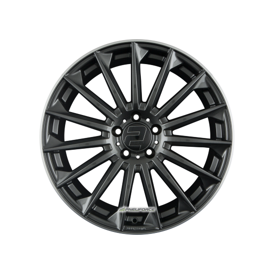 2DRV by WHEELWORLD WH39 Dark Gunmetal Glänzend Hornpoliert (DGM+ML+)